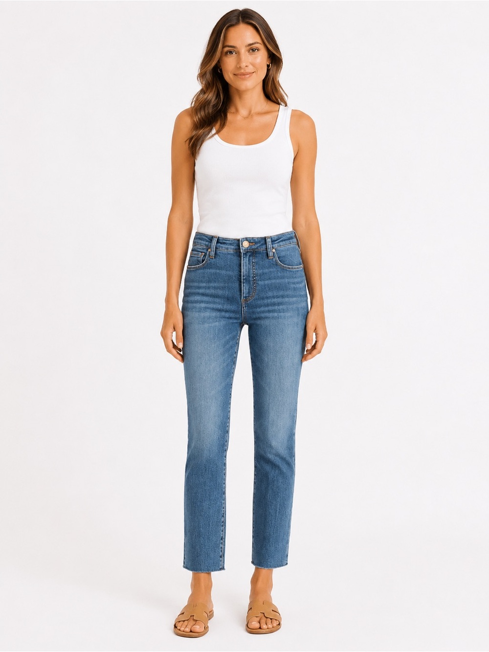 Lucky Brand High Rise Mom Jeans Drew Ankle– Size 0 | 28” Inseam